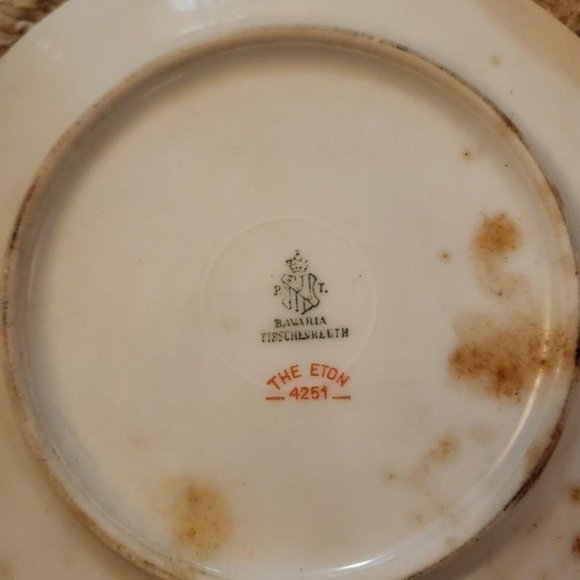 Antique China Cup & Saucer Tirschenreuth - Picture 3 of 4